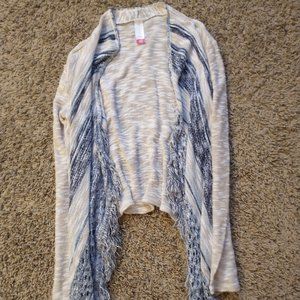 No Boundaries - Size Small - Tan Waterfall Sweater